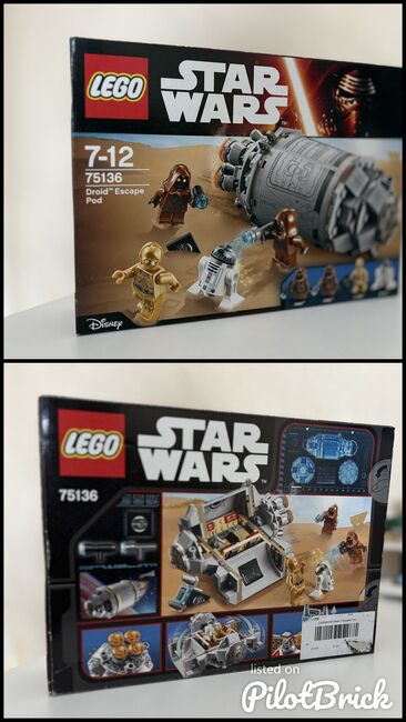 Star Wars droid escape pod - Retired and Rare, Lego 75136, Khmera , Star Wars, Pietermaritzburg, Image 3