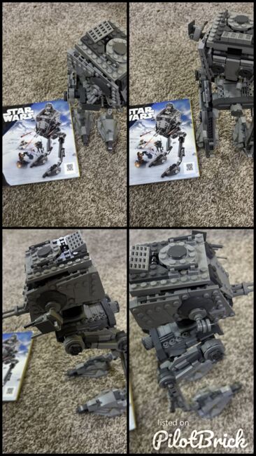 Star Wars Hoth AT-ST, Lego 75322, Bryce, Star Wars, Brandon, Image 5