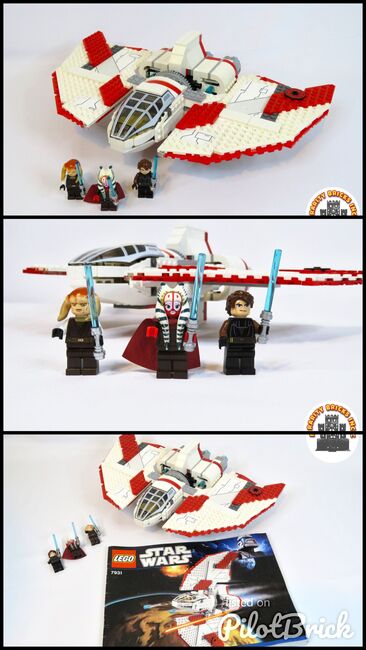 Star Wars Jedi T-6 Shuttle, Lego 7931, Rarity Bricks Inc, Star Wars, Cape Town, Abbildung 4