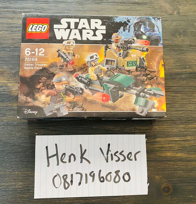 Star Wars Rebel Trooper Battle Pack, Lego 75164, Henk Visser, Star Wars, Johannesburg, Image 2