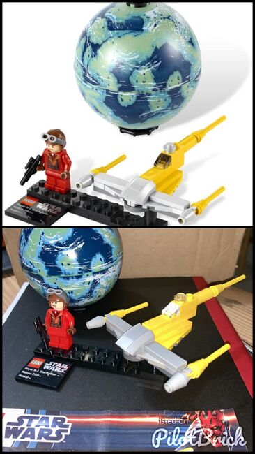 Star Wars Royal N-1 Starfighter, Naboo Pilot & Naboo Planet, Lego 9674, Heather, Star Wars, Cape Town, Abbildung 3