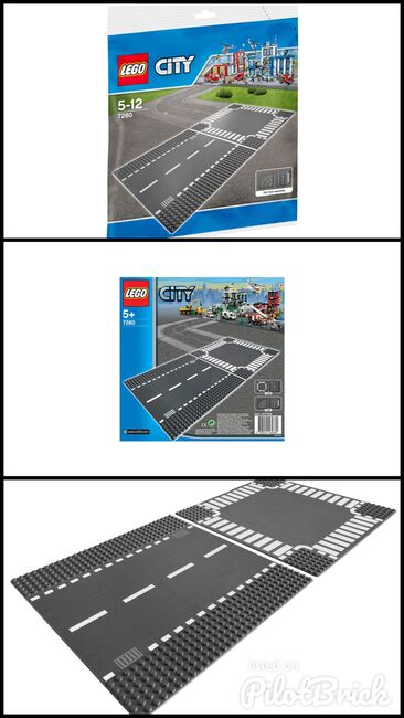 Straight & Crossroad, LEGO 7280, spiele-truhe (spiele-truhe), City, Hamburg, Abbildung 4