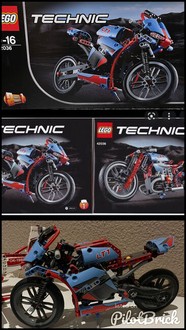 Street Motor Bike, Lego 42036, Sean, Technic, Randburg, Johannesburg, Abbildung 4