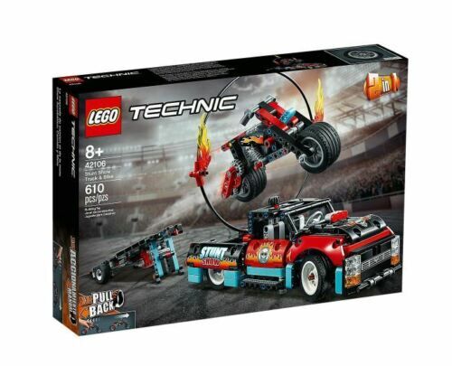 Stunt Show Truck & Bike, Lego 42106, Christos Varosis, Technic