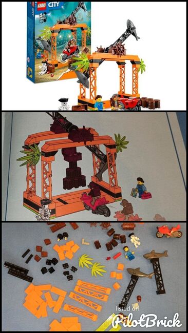 Stuntmen mit Motorrad, Lego 60342, Maren, City, Mettingen, Image 4