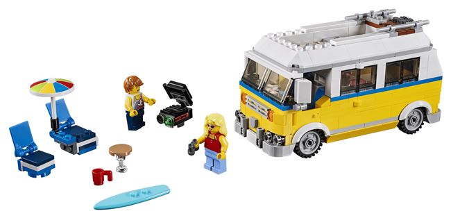 Sunshine Surfer Van, Lego 31079, OtterBricks, Creator, Pontypridd, Image 3