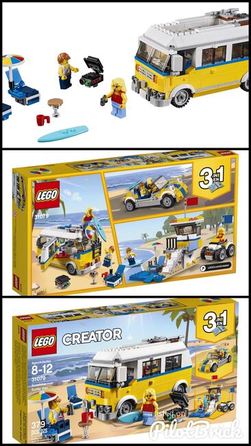 Sunshine Surfer Van, Lego 31079, OtterBricks, Creator, Pontypridd, Image 4