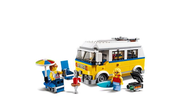 Sunshine Surfer Van, LEGO 31079, spiele-truhe (spiele-truhe), Creator, Hamburg, Abbildung 5