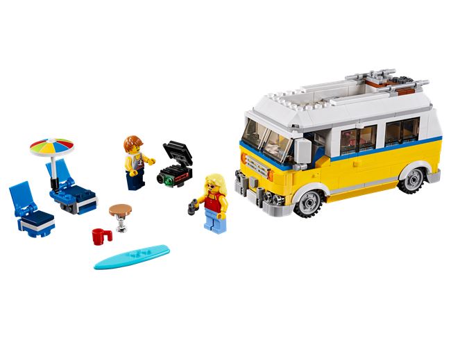Sunshine Surfer Van, LEGO 31079, spiele-truhe (spiele-truhe), Creator, Hamburg, Abbildung 4