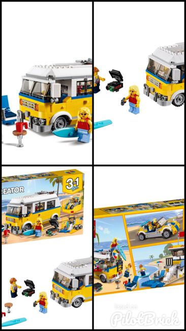 Sunshine Surfer Van, LEGO 31079, spiele-truhe (spiele-truhe), Creator, Hamburg, Abbildung 9