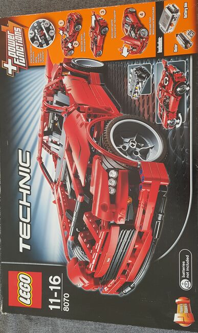 Supercar in Rot, Lego 8070, Eveline, Technic, Zwingen, Image 2