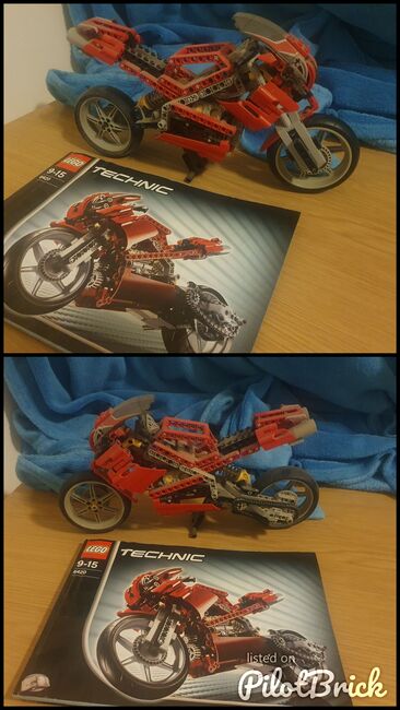 Technic Street Bike/Chopper, Lego 8420, Paul, Technic, Cape Town, Image 3