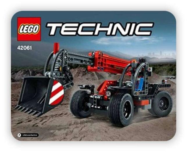 Technic Telehandler, Lego 42061, Sandra Overbeck, Technic, Lechaschau , Image 2