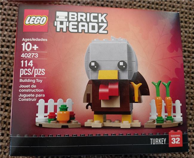 Thanksgiving Turkey Brickheadz, Lego 40273, Tracey Nel, BrickHeadz, Edenvale