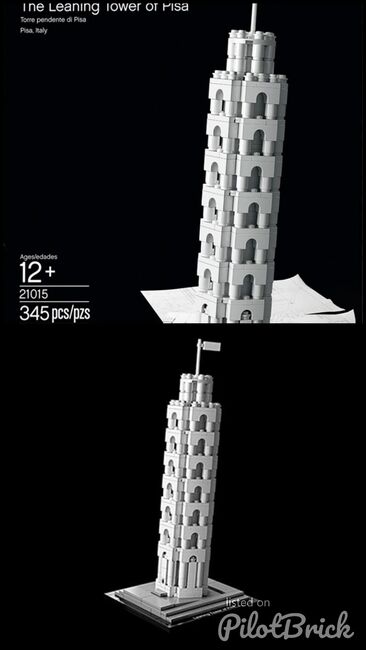 The Leaning Tower of Pisa, Lego, Dream Bricks (Dream Bricks), Architecture, Worcester, Abbildung 3