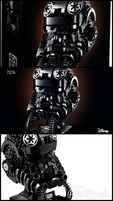 TIE Fighter Pilot Helm - OVP, Lego 75274, Johannes Aschauer, Star Wars, Laakirchen, Abbildung 4