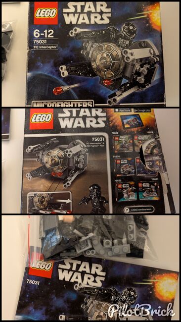 TIE Interceptor, Lego 75031, Sonja , Star Wars, Stallhofen , Abbildung 4