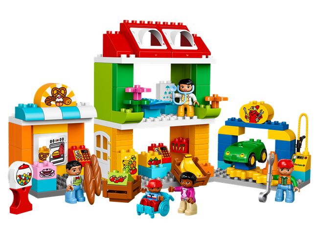 Town Square, LEGO 10836, spiele-truhe (spiele-truhe), DUPLO, Hamburg, Abbildung 4