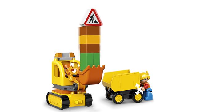 Truck & Tracked Excavator, LEGO 10812, spiele-truhe (spiele-truhe), DUPLO, Hamburg, Image 6