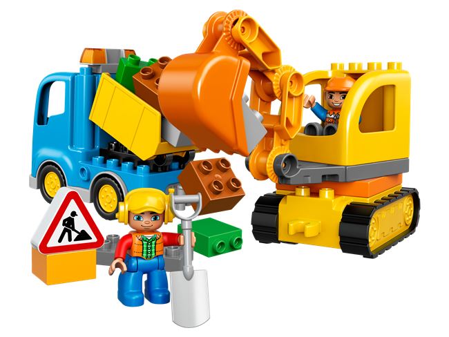 Truck & Tracked Excavator, LEGO 10812, spiele-truhe (spiele-truhe), DUPLO, Hamburg, Image 4