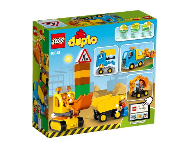 Truck & Tracked Excavator, LEGO 10812, spiele-truhe (spiele-truhe), DUPLO, Hamburg, Image 2