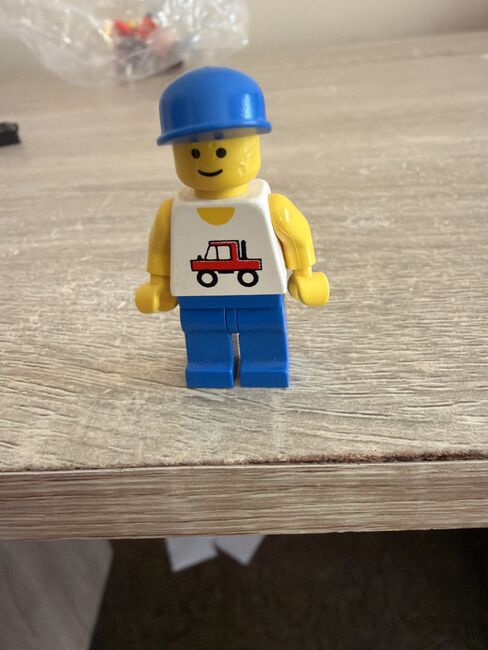 Trucker - blue legs, blue cap, Lego 6660, Gina, Minifigures, Pretoria 