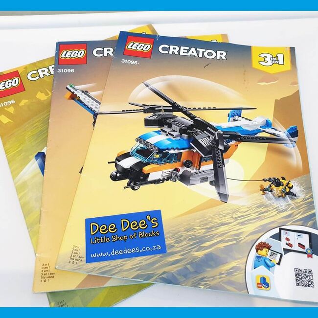 Twin-Rotor Helicopter, Lego 31096, Dee Dee's - Little Shop of Blocks (Dee Dee's - Little Shop of Blocks), Creator, Johannesburg, Abbildung 5