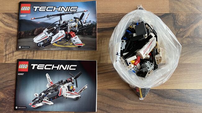 Ultraleichter Hubschrauber, 2 in 1, Lego 42057, Cris, Technic, Wünnewil, Image 2
