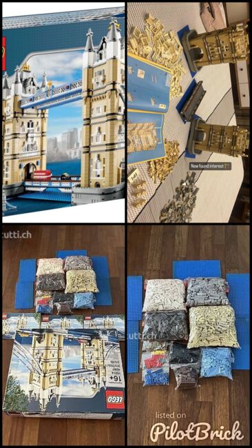 Used London Tower Bridge for sale, Lego 10214, Mehul Tayal, Sculptures, New Delhi, Abbildung 6