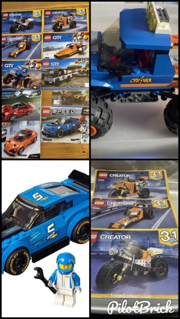 Vehicles bundle 7 sets from speed champions, city, and creator, Lego 31059, 60178, 60180, 60148, 75891, 75899, 75880, Karen H, Speed Champions, Maidstone, Image 15