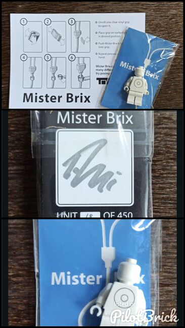 Very Rare Circa 2005 - Tomi Mister Pod Brix Figure (Signed), Lego 18, Harry, Minifigures, Weybridge , Abbildung 4