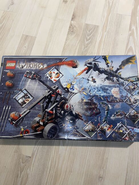 Viking Double Catapult vs. the Armoured Ofnir Dragon, Lego 7021, Jaakko Arvola, Vikings, Espoo, Image 3