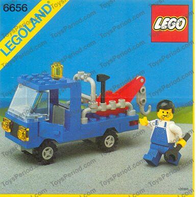 Vintage Breakdown Truck, Lego 6656, Creations4you, City, Worcester