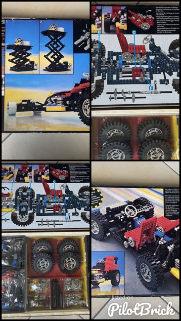 VINTAGE Car Chassis 8860 1980s, Lego 8860, Jese , Technic, Beenleigh, Abbildung 6
