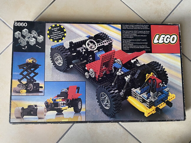 VINTAGE Car Chassis 8860 1980s, Lego 8860, Jese , Technic, Beenleigh, Image 4