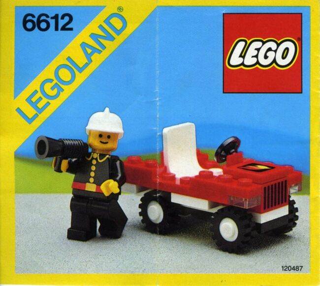 Vintage Fire Chief's Car, Lego, Creations4you, City, Worcester