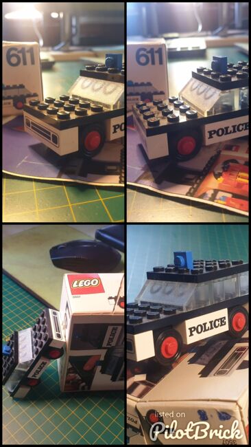 Vintage lego set  set 611 Police Car from 1973, with original box and instruction manual, Lego 611, Dayne, LEGOLAND, Cape Town, Abbildung 11