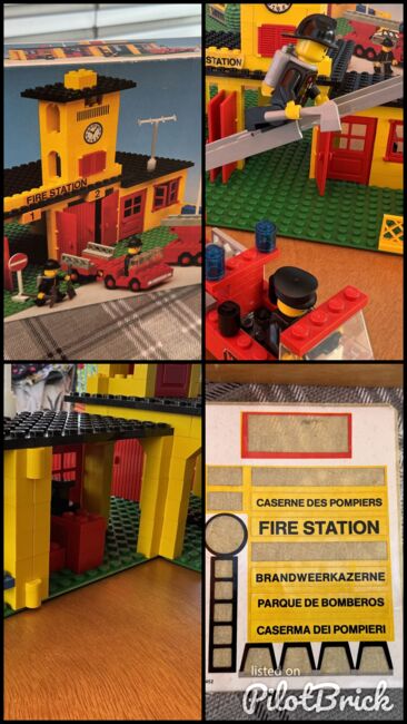 Vintage pre-owned LEGO Fire Station complete with Box, Lego 374, Stefan Bommeli, Town, Wetzikon, Image 12