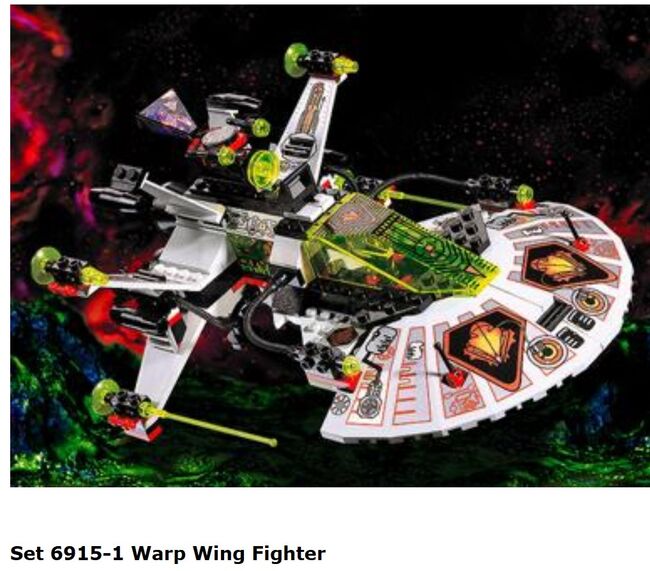 Warp Wing Fighter, Lego 6915, Lego Verhandelbare Preise, Space, Läufelfingen