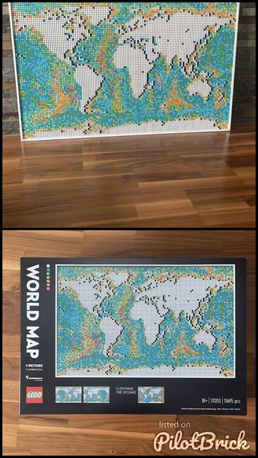 World map Weltkarte 31203 Lego ART, Lego 31203, Evelyne, Diverses, Wien , Abbildung 3