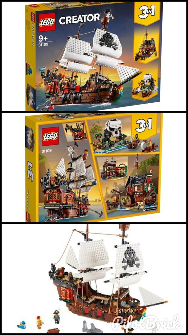 3 in 1 creator pirate ship