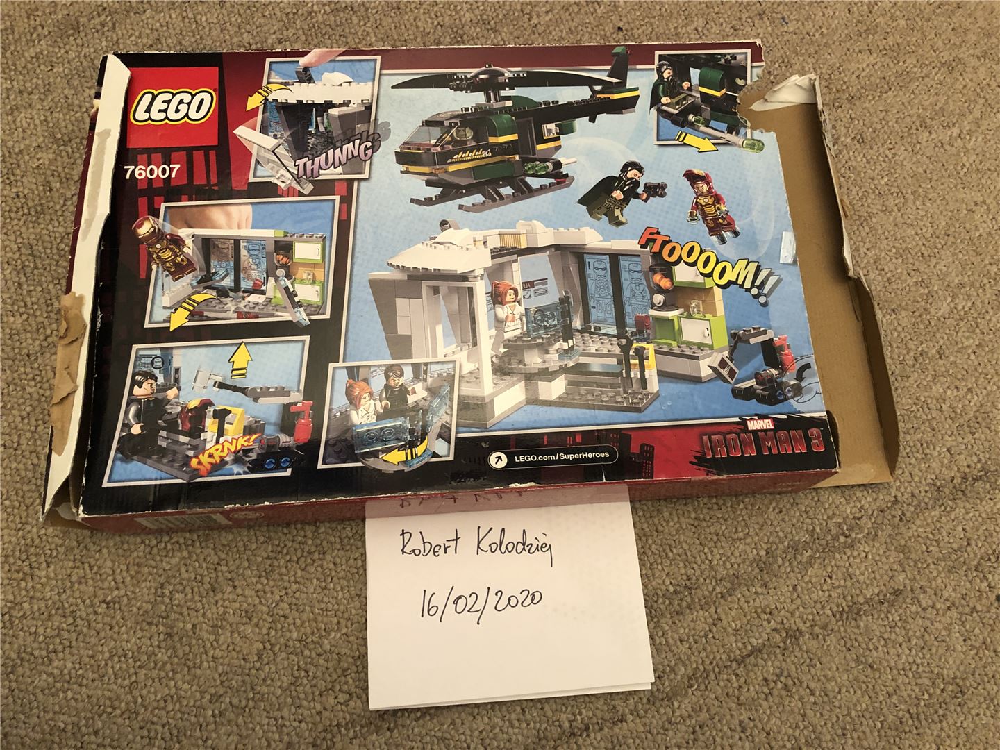 ᐅ Used/PO Set ⇒ Lego 76007 Iron Man Malibu Mansion Attack (Incomplete ...