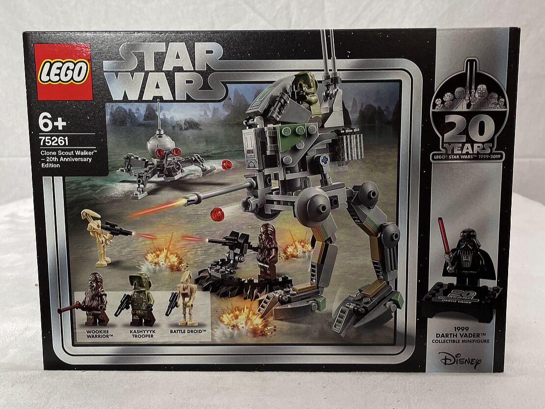 + good+++clone scout Walker++ LEGO STAR WARS set 75261 20th NUOVO MISB  RARO 