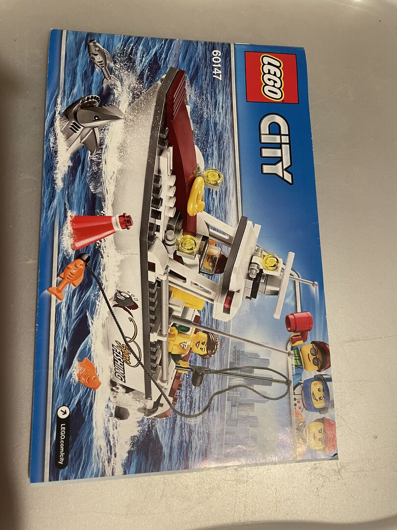 Used PO Set Lego 60147 Fishing boat Karen H PilotBrick