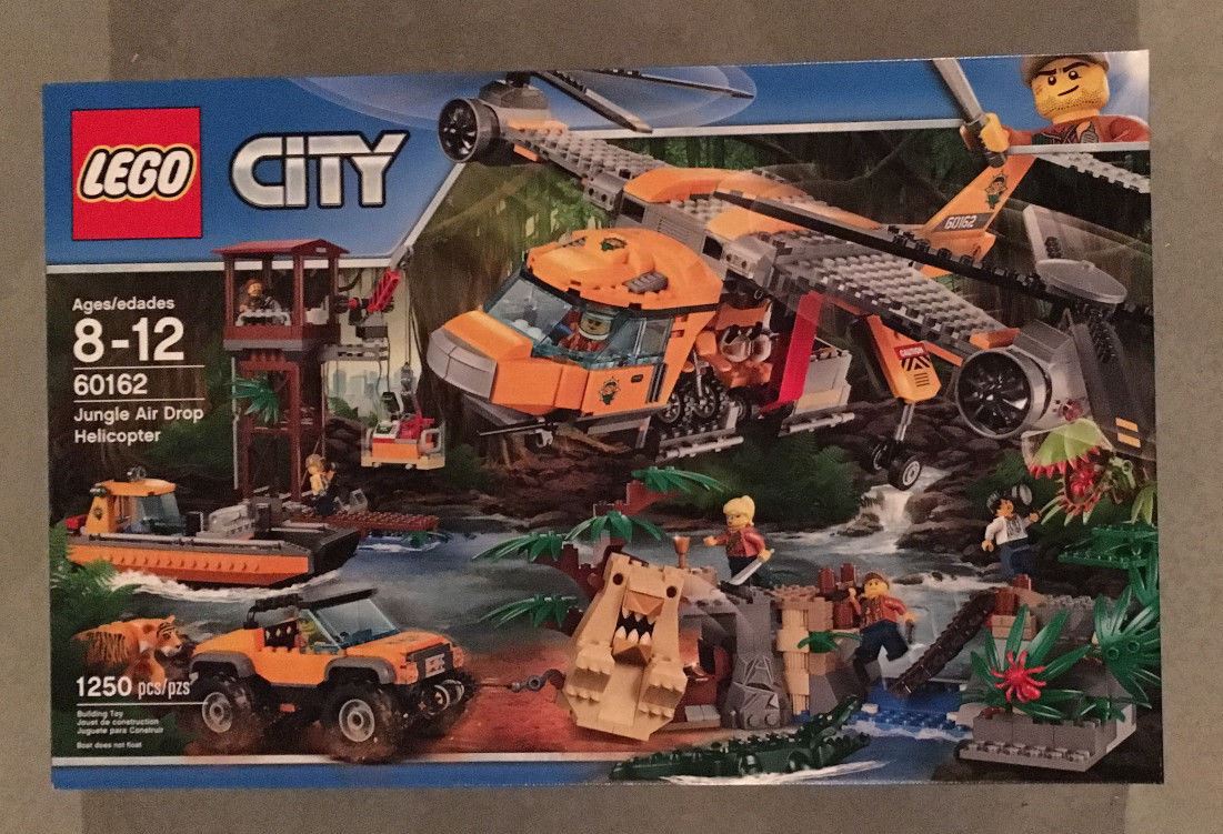 Newnib Set ⇒ Lego 60162 Jungle Air Drop Helicopter From Brickworldqc