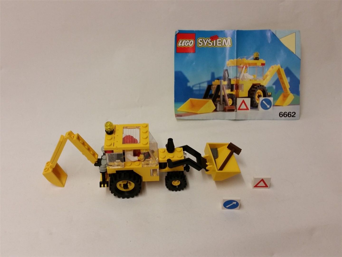 ᐅ Used/PO Set ⇒ Lego 6662 / Backhoe from Spiele-Truhe Vintage ...