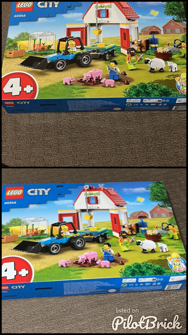 New nib set lego 60346 city barn kelly pilotbrick
