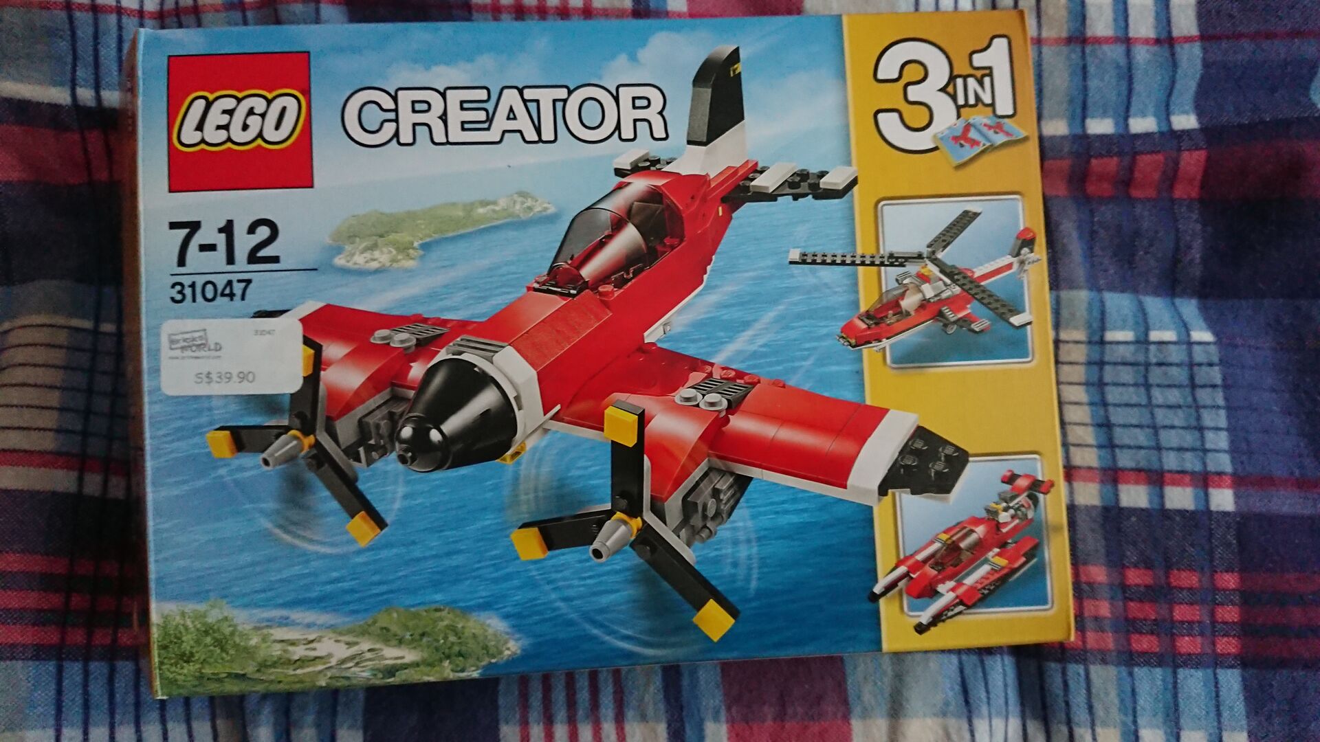 lego creator propeller plane 31047