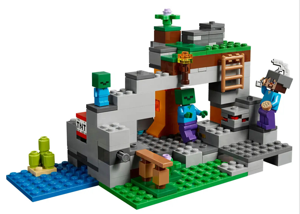 Minecraft lego the cave on sale