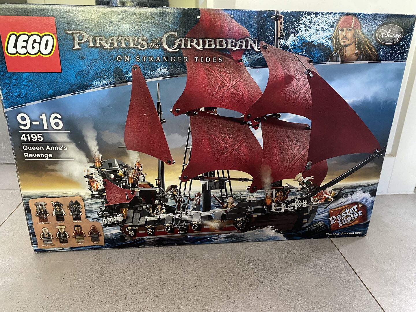 Pirates Caribbean lQueen Anne's Revenge 4195 INCOMPLETE Selling AS shops IS.